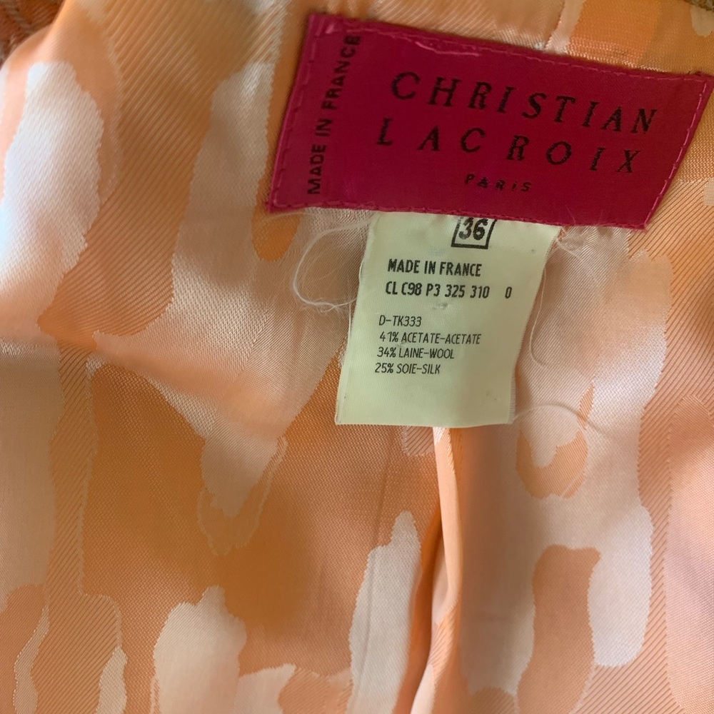 Christian Lacroix Patchwork Blazer - image 6